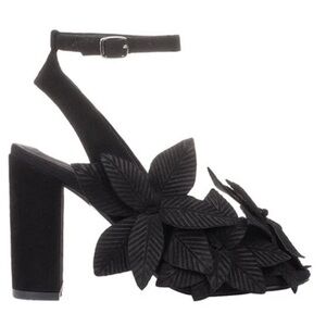 Jeffrey Campbell Black Floral Heels